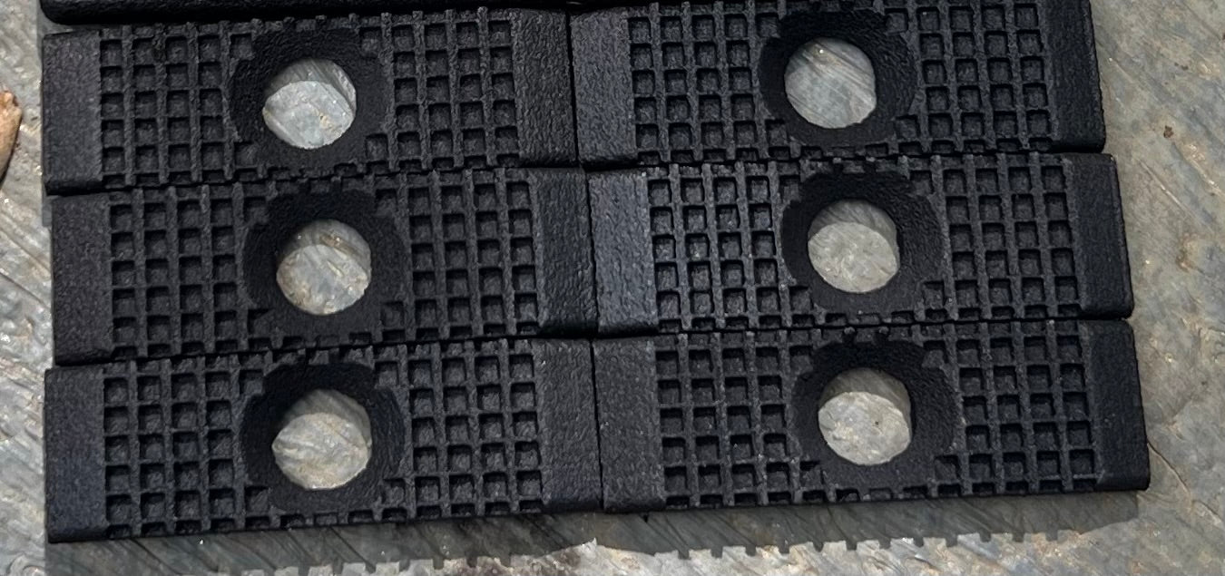 Waffle Rail Covers (set of 3) or combo