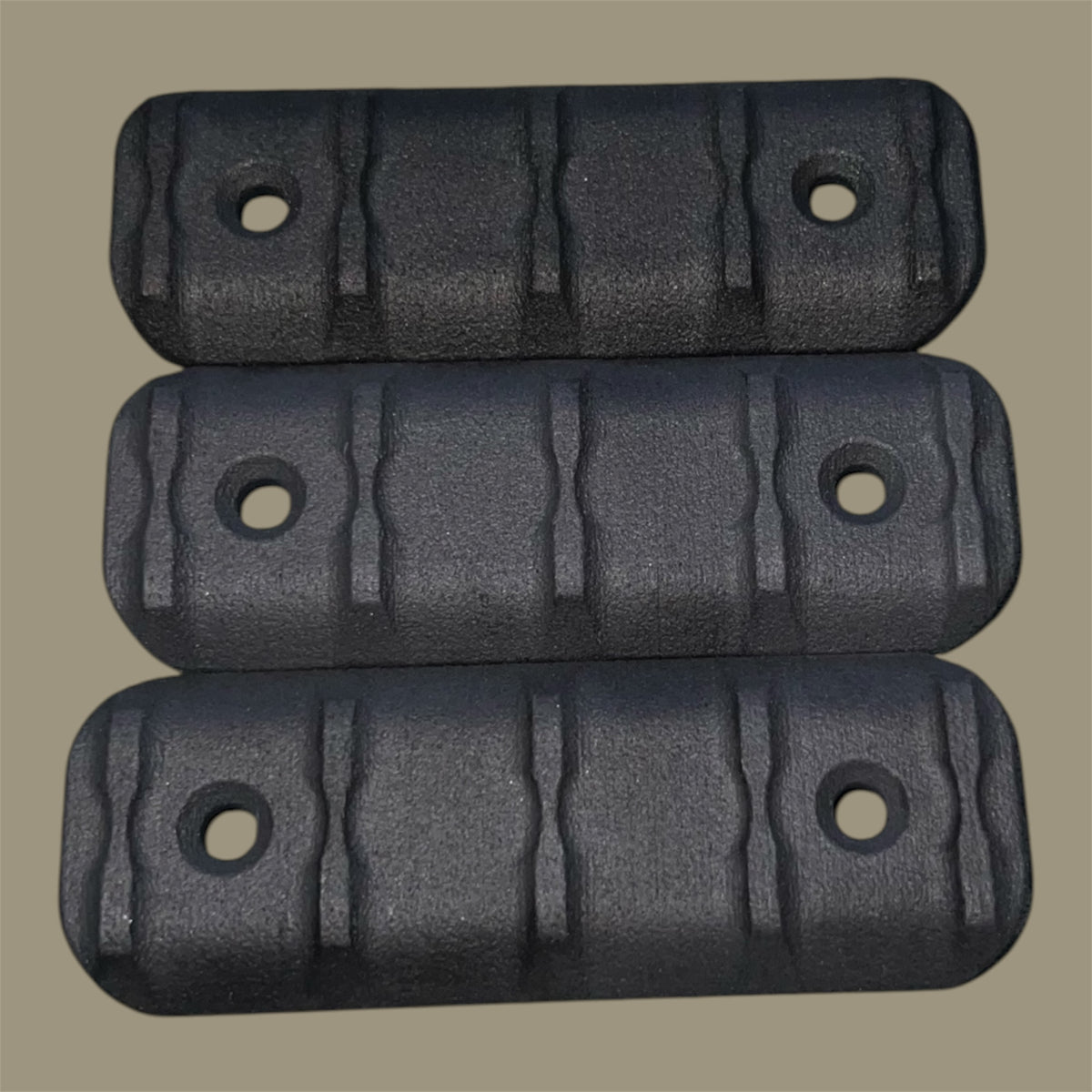 RIBBED MLOK Rail Covers- Set of 3