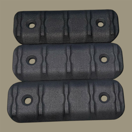 RIBBED MLOK Rail Covers- Set of 3