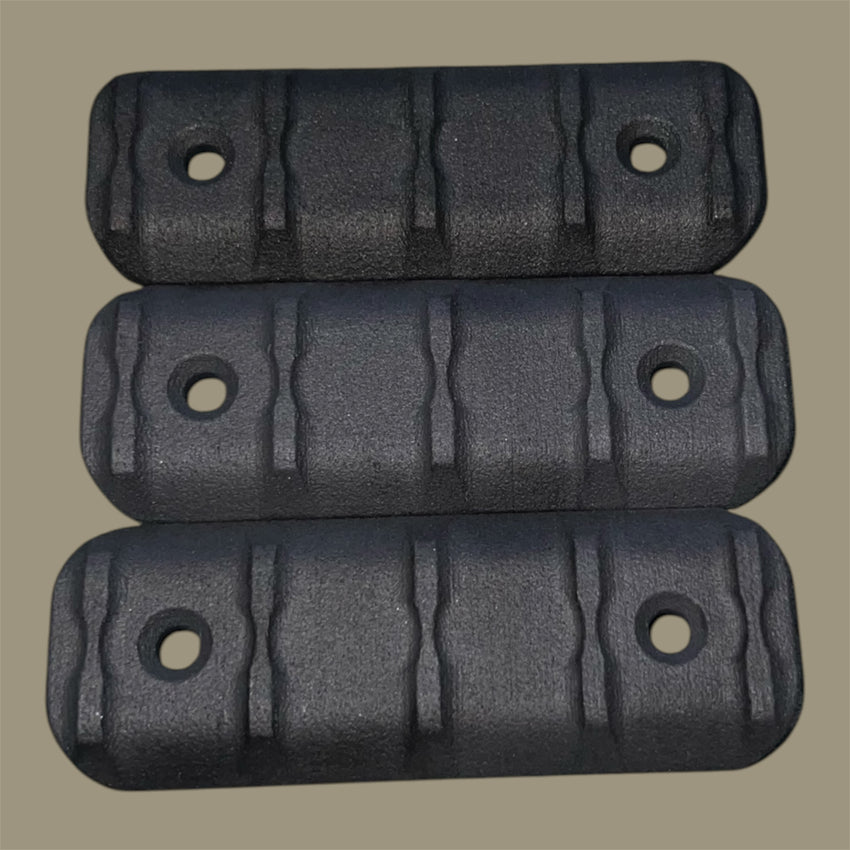 RIBBED MLOK Rail Covers- Set of 3