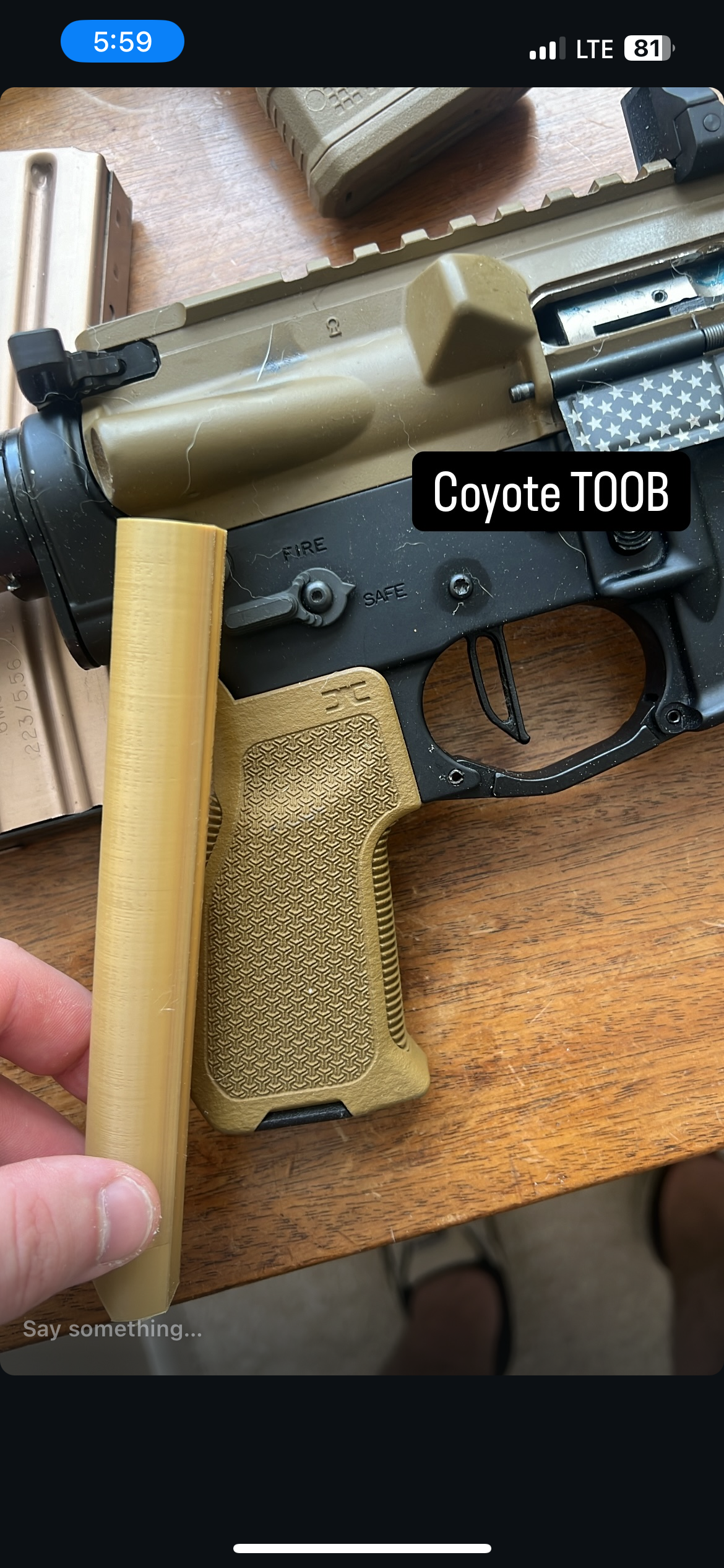 B5 Sopmod Enhanced Storage Tube